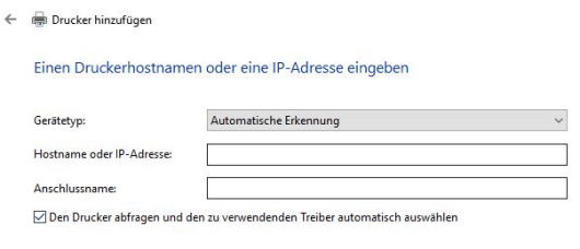 Drucker einrichten in Windows 10